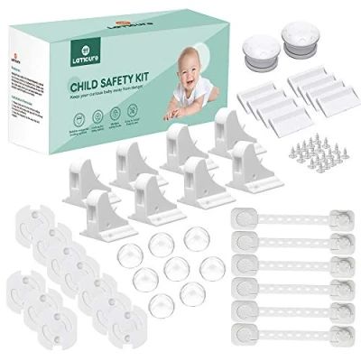 Image of LATTCURE Baby Proofing, 36 Pcs Safety Locks (Baby 2)
