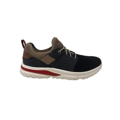 Image of Skechers Unisex Meteor Lights Trainers, Navy/Multi, 7 UK