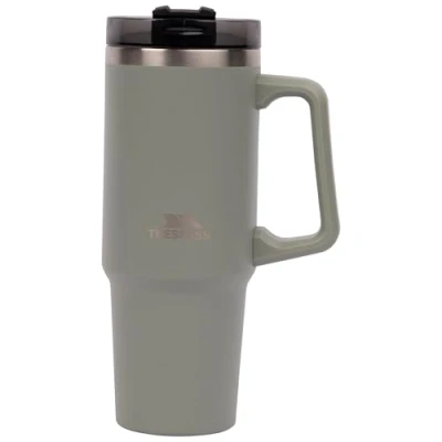 Image of Trespass Stainless Steel Mug 30oz Travel Cup with Sip Opening and Straw BigUp