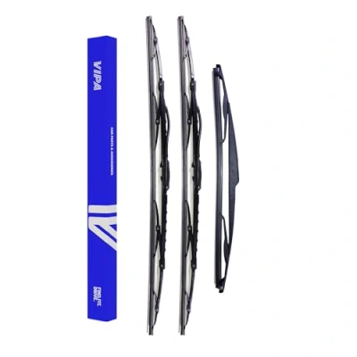 Image of Vipa Wiper Blade Set fits: PEUGEOT 807 MPV Jun 2002 to Mar 2011