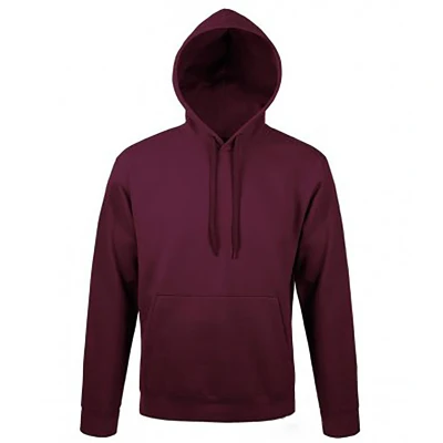 Image of SOLS Snake Unisex Hooded Sweatshirt / Hoodie (Burgundy) Size Small