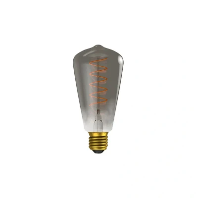 Image of Gunmetal LED Vintage Soft Coil Squirrel Cage Dimmable Bulb 4W 1800K Bell Lighting