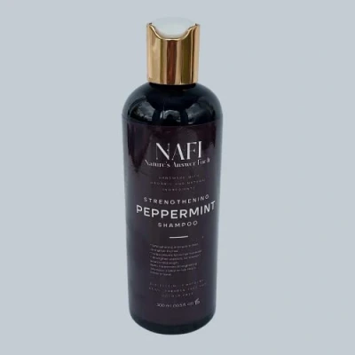 Image of Zyzven Naturals Strengthening Peppermint Shampoo 300ml, Sulphate &amp; Parabens Free,