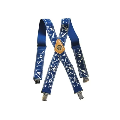 Image of Faithfull BRACESTM Heavy Duty Braces 2 inch Wide Blue