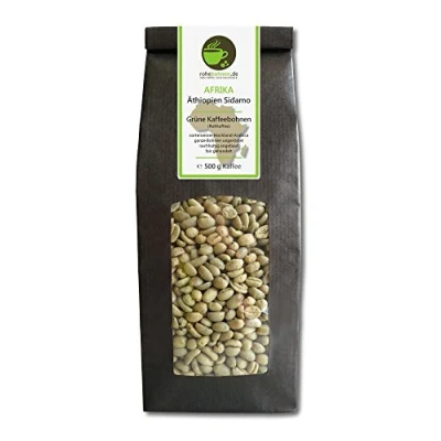 Image of Green Coffee Beans Ethiopia Sidamo (Highland raw 500g)