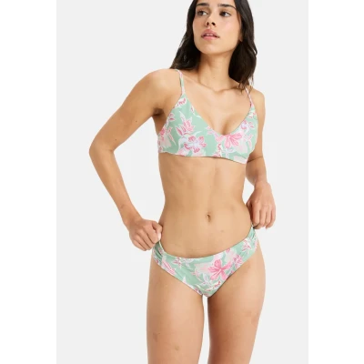 Image of Roxy Hibiscus Island MIT Mittlerer Bedeckung Bikini bottoms, Women&#039;s, Size: Small, Green