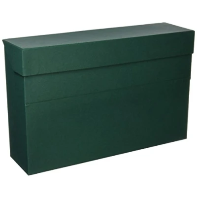 Image of Elba 100580262 Cardboard Transfer Box Fabric Lined 10 cm Green
