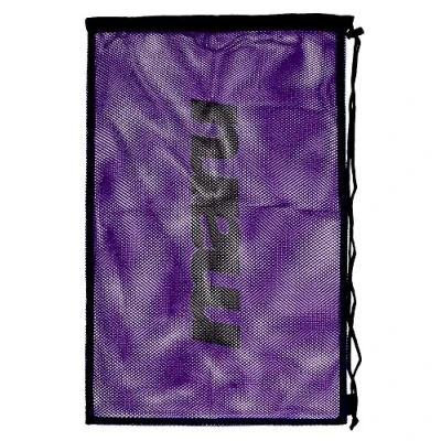 Image of MARU Mesh Swimming Drawstring Bag, for Men, Women and Kids, Essential Accessories Sport or PE Trainning Equipment Wet Kit Backpack, Heavy Duty Nylon Bag (Purple, One Size)