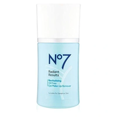 Image of No7 Radiant Results Revitalising Oil Free Eye Make Up Remover 100ml