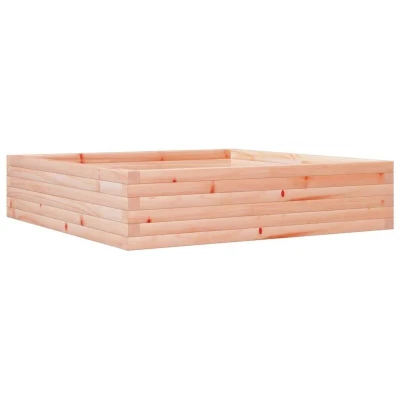 Image of vidaXL Garden Planter 100x100x23 cm Solid Wood Douglas