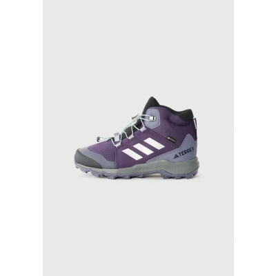 Image of Adidas Terrex GTX Unisex Hiking shoes Aurora plum/silvercoloured/semi flash aqua for kids, Size: 6, plum/silver/coloured/semi
