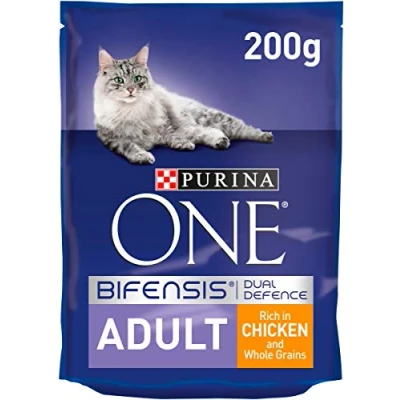 Image of PURINA ONE Adult Chicken Dry Cat Food 200g (Pack of 6)