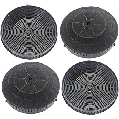 Image of SPARES2GO Carbon Vent Extractor Filter compatible with IKEA Cooker Hood (4 Filters)