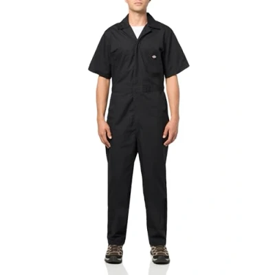 Image of Dickies Men&#039;s Short Sleeve Coverall, Khaki V1, L