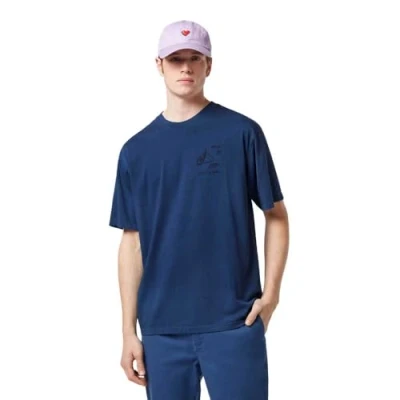 Image of Scotch And Soda T Shirt Navy Print Blue Dark size M