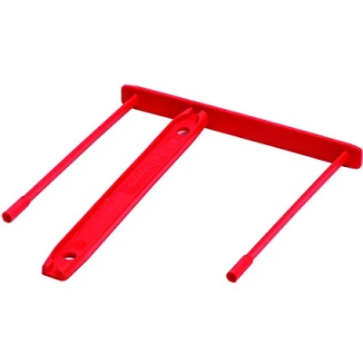 Image of Fellowes Transit Filing Clips Environmentally Friendly 80 mm Pack of 100 red