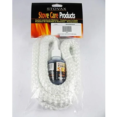 Image of 16mm Stove Rope KIT with Glue White STOVAX