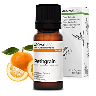Image of BIO PETITGRAIN Essential Oil 10mL 100% Pure, Natural, Chemotyped and AB Certified AROMA LABS (French Brand)
