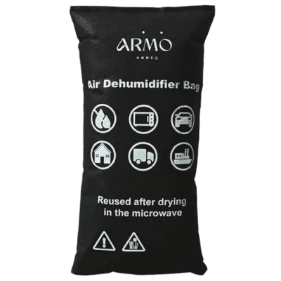 Image of Armo® 1KG Car Van Reusable Dehumidifier Home Large Dry Moisture Window Windscreen Dew Absorber Pad Damp Remover (1)