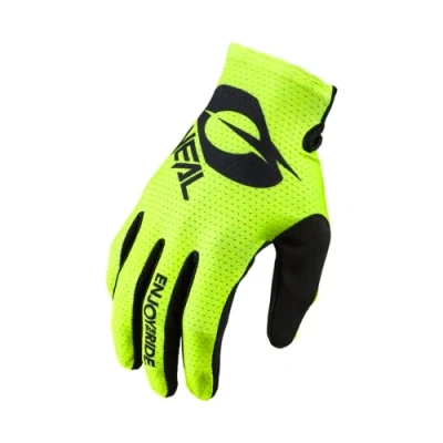 Image of O&#039;Neal Bicycle &amp; Motocross Gloves MX MTB DH FR Downhill Freeride Durable, Flexible Materials, Ventilated Top of the Hand Matrix Glove Adult Black White Size XL