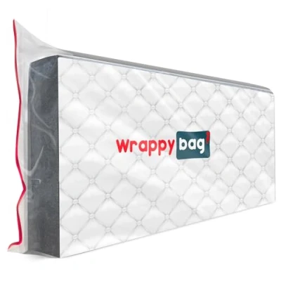 Image of WRAPPYBAG Protective Plastic Mattress Case — Baby Size Waterproof, Anti Tear Storage Bag For House Moves, and Transport (28&quot; x 55&quot;)