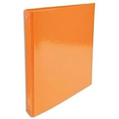 Image of Exacompta ref. 519294E 1 Iderama film coated rigid binder 4 round rings, diameter 30 mm Spine 40 External dimensions: 32 x 26 cm A4 file format Colour: orange