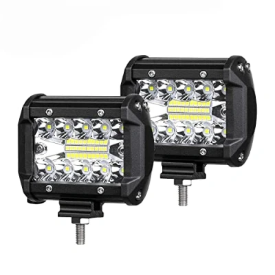 Image of Chelhead Motorcycle Driving Lights, 4 Inch 120W 4x4 Led Fog Lights Spot Flood Combo Off Road Light with ATV, Car, SUV, UTV, Trucks, Tractor, VAN, RV, Trailer