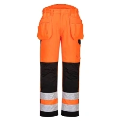 Image of PW2 Hi Vis Holster Trousers (Orange &amp; Black) UK28 Regular