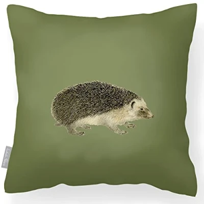 Image of Izabela Peters Outdoor Cushions Waterproof, 43 cm, Filled Cushion, Hedgehog Sage, Garden Furniture Cushions, Seat Chair