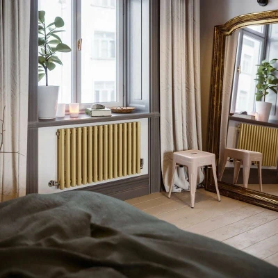 Image of Terma Rolo Room Brass Designer Radiator 500 x 865 mm