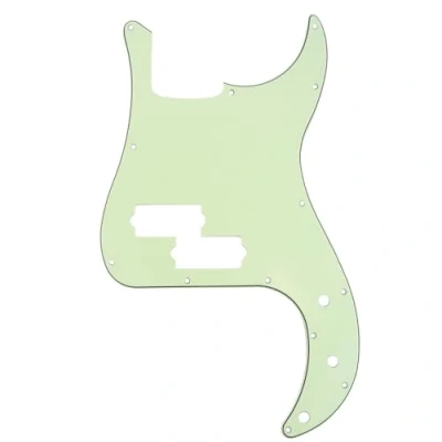 Image of Musiclily 13 Hole P Bass Pickguard for Fender American/Mexican Standard Precision Bass,3Ply Mint