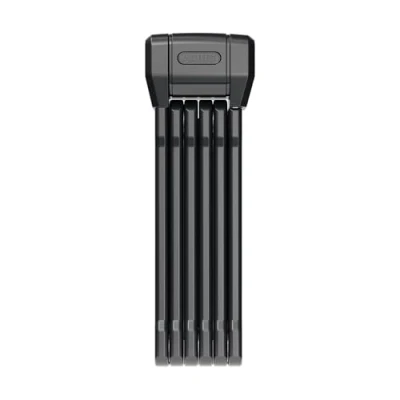 Image of ABUS Folding Lock Bordo 6200K 90 SH Flexible Bicycle with Bracket Body can be rotated by 360 Degrees Safety Thanks to Hardened Steel and XPlus Cylinder 94 cm, Black