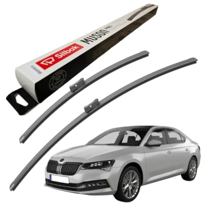Image of Silbak Windscreen Wipers, for SKODA SUPERB (2015 ONWARDS) Wiper Blades, 650mm/450mm