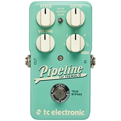 Image of TC Electronic PIPELINE Tap Tremolo Ingenious Tempo with Sequencer, Subdivisions and TonePrints* For Both Vintage Adventurous Sounds, Compatible PC Mac