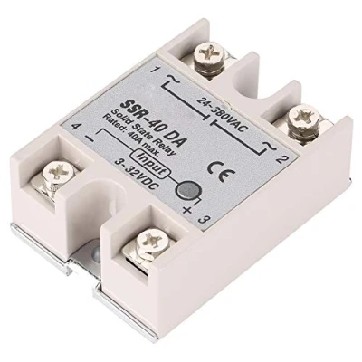 Image of SSR 40DA Solid State Relay Single Phase DC AC Input 3 32V Output 24 380V