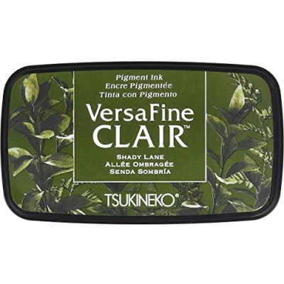 Image of Tsukineko VF CLA 552 Shady Lane Versafine Clair Ink Pad, Synthetic Material, Green, 5.6 x 9.7 2.3 cm
