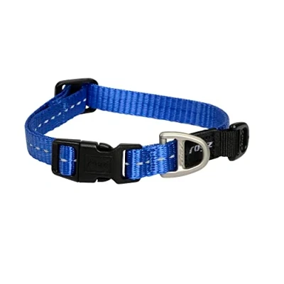 Image of Rogz Utility Collar Nitelife, Small, Blue