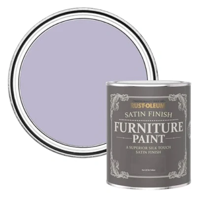 Image of Rust Oleum Purple Furniture Paint in Satin Finish Wisteria 750ml