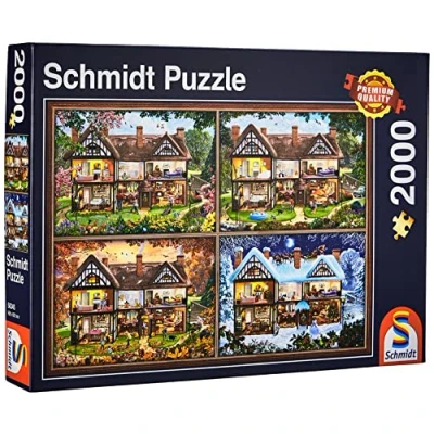 Image of Schmidt House of Four Seasons 2000 piece Jigsaw Puzzle