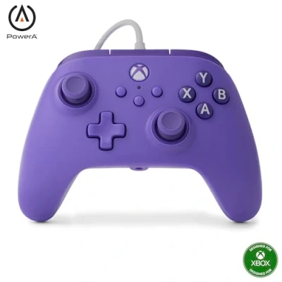 Image of PowerA Wired Controller for Xbox Series XS Violet, gamepad, video game/gaming controller, works with One, Officially Licensed