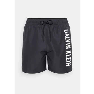 Image of Calvin Klein Men’s Medium Drawstring Swim Shorts, Blue (Grisaille), 3XL