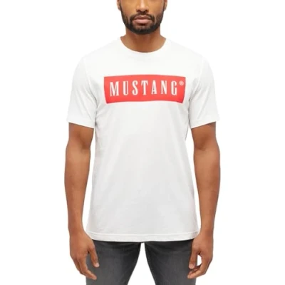 Image of MUSTANG Men&#039;s Style Austin T Shirt, Cannoli Cream 2084, 6XL