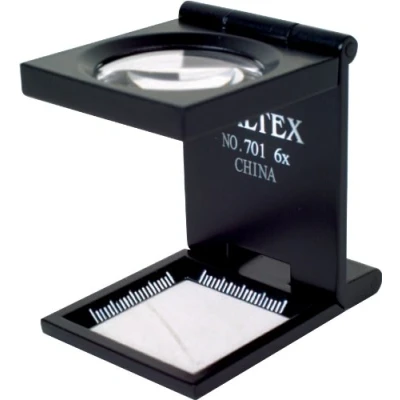 Image of 6x LINEN TESTER MAGNIFIER LOUPE PRECISION GLASS LENS