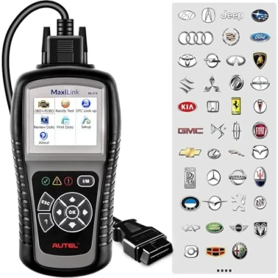 Image of Autel MaxiLink ML519 Universal OBD2 Scanner [Same as AutoLink AL519], Enhanced Mode 6, Check Engine Fault Code Reader CAN Scan Tool, Upgraded Ver. of AL319