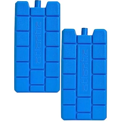 Image of Set Of 2 Ice Block Feezer Blocks Lasts up to 14 Hours for Picnic Boxes Coolant That Stays Frozen Longer (2 x 200ml)