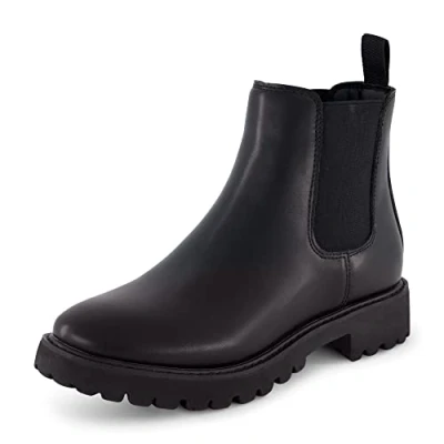 Image of Dunes Women&#039;s Dalya chelsea boot +Memory Foam, Black, 4.5 UK