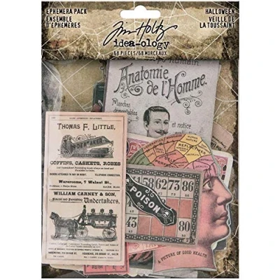 Image of Tim Holtz 2020 Halloween Idea ology, Ephemera, 94055