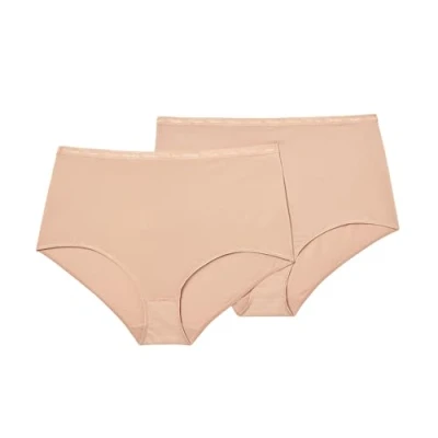 Image of Playtex Brief Woman Maxi Organic Cotton Ultra Comfort x2, Skin, XXL