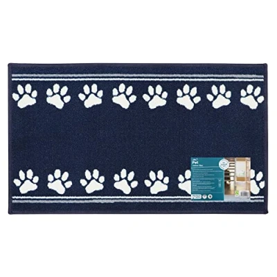 Image of JVL Machine Washable Pet Mat 40 x 70 cm, Parade Paws (01 263PP)