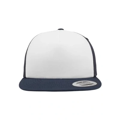 Image of Flexfit FOAM Trucker Cap, Size: One Size, Nvy/wht/nvy